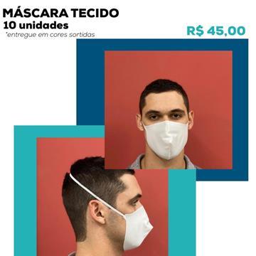 Máscara Tecido Lavável Máxima Proteção Unissex