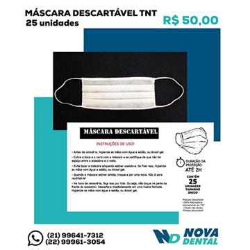 MÁSCARA DESCARTÁVEL - TNT 